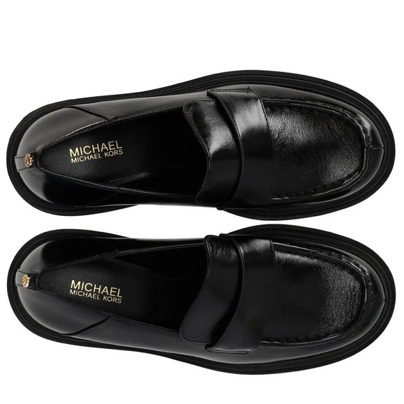 Michael Michael Kors Round Toe Block-Heel Loafers size 6.5M - Picture 3 of 17